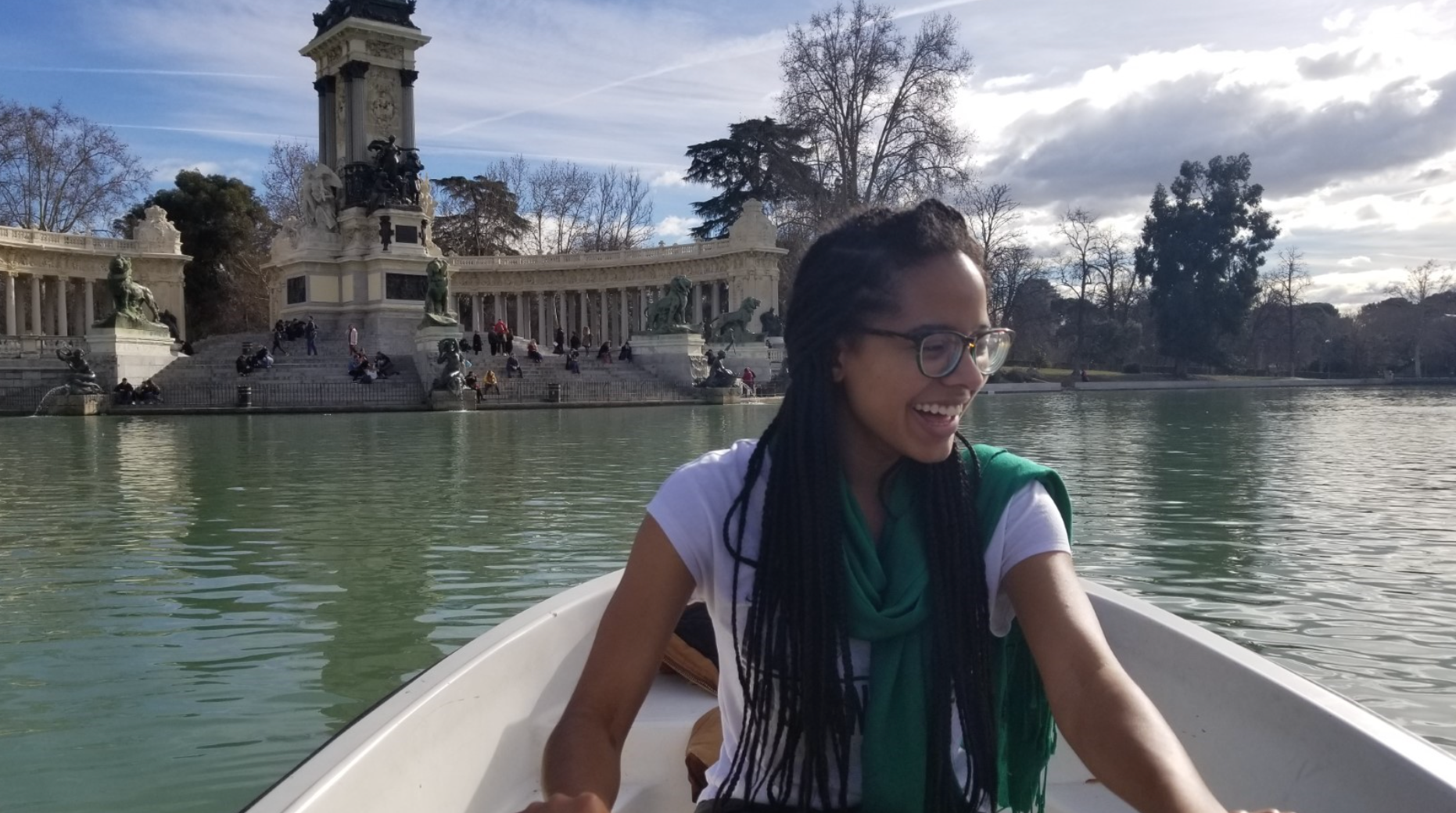 "Stephanie Wilson on Gondola"