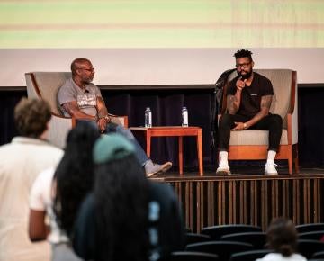 Changemakers in Conversation series with professor Michael Sawyer and author Damon Young