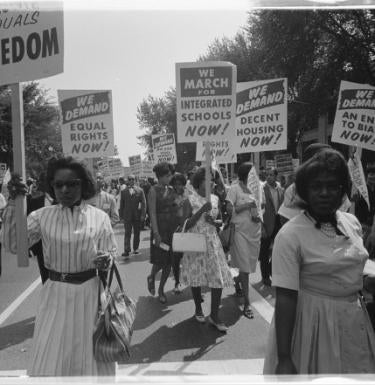 Civil Rights Protesters in Washington, D.C.