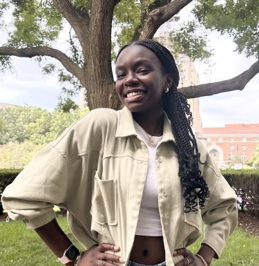 Gloria Kehinde, Frederick Honors College student council Vice President of Programming
