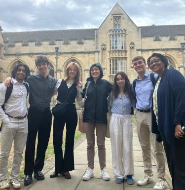 Students at University College Oxford