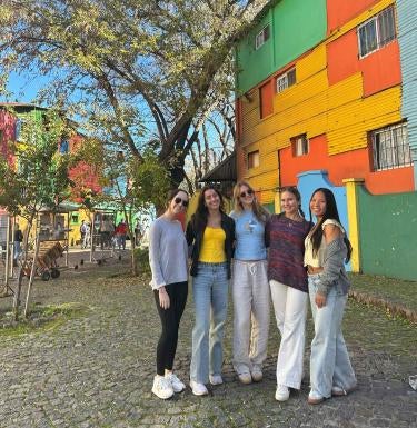 Students studying abroad as a part of Plus3 Argentina.