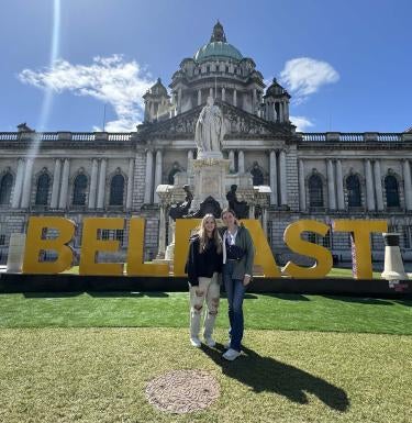 Students studying abroad in Belfast