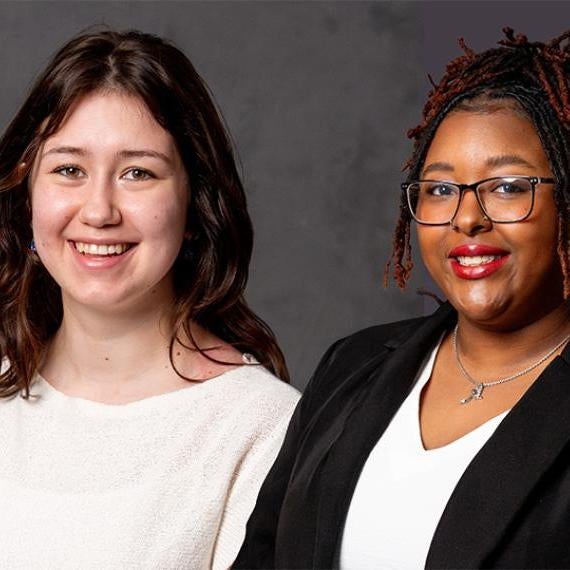 Ashawnti Buckner and Gabriella Lombardi